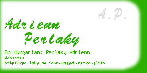 adrienn perlaky business card